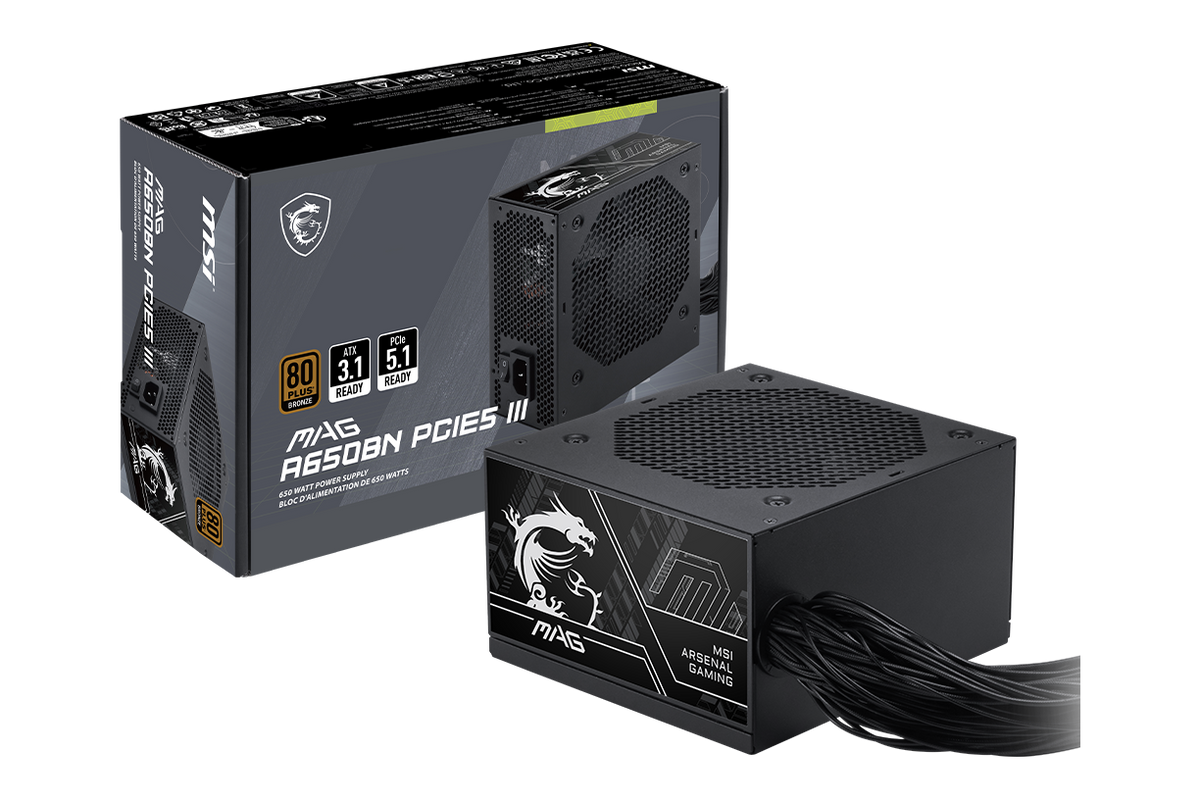 MSI MAG 650W 80+ Bronze — 1