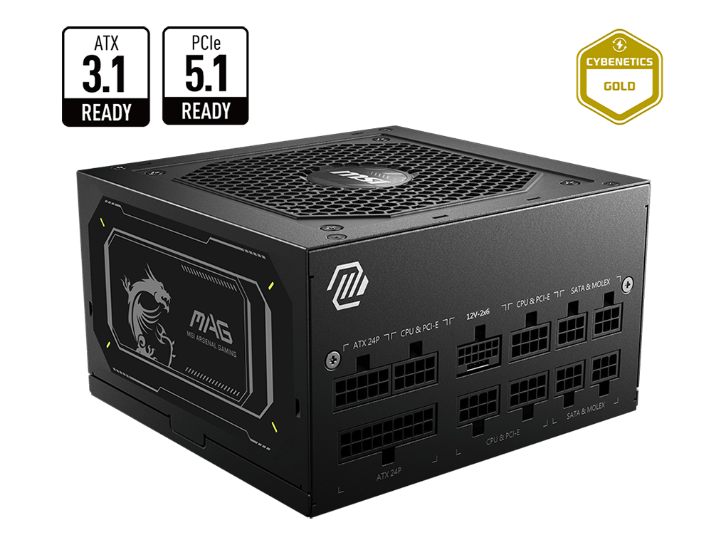 MSI MAG 750W 80+ Gold (A750GL PCIE5 II) — 1