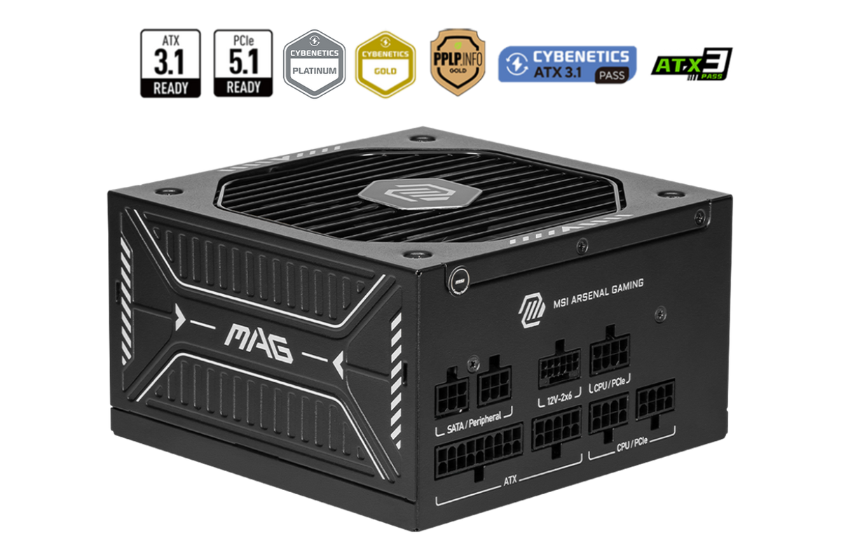 MSI MAG 750W 80+ Gold (A750GLS PCIE5) — 1