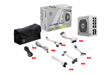 MSI MAG 850W 80+ Gold WHITE — 3