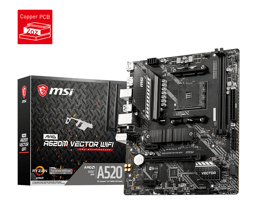 MSI MAG A520M VECTOR WIFI — 1