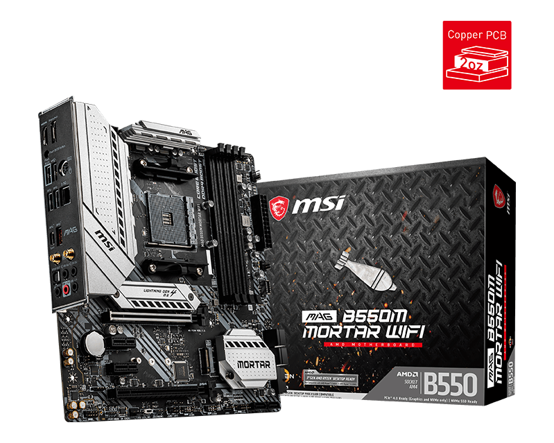 MSI MAG B550M MORTAR WIFI — 1