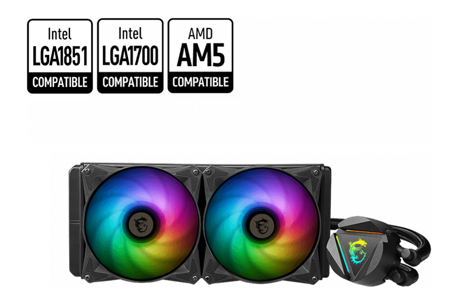 MSI MAG CoreLiquid 240R V2 AIO Liquid Cooler — 1