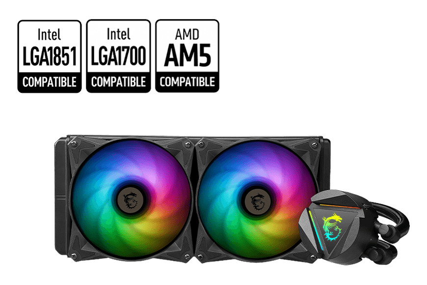 MSI MAG CoreLiquid 280R V2 AIO Liquid Cooler — 1