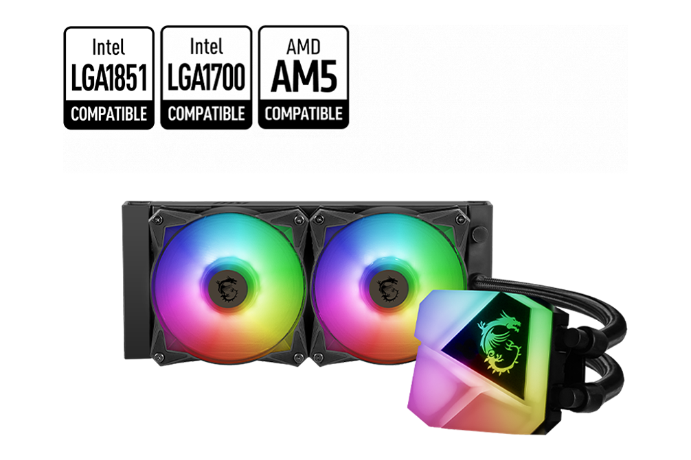 MSI MAG CoreLiquid C240 AIO Liquid Cooler — 1