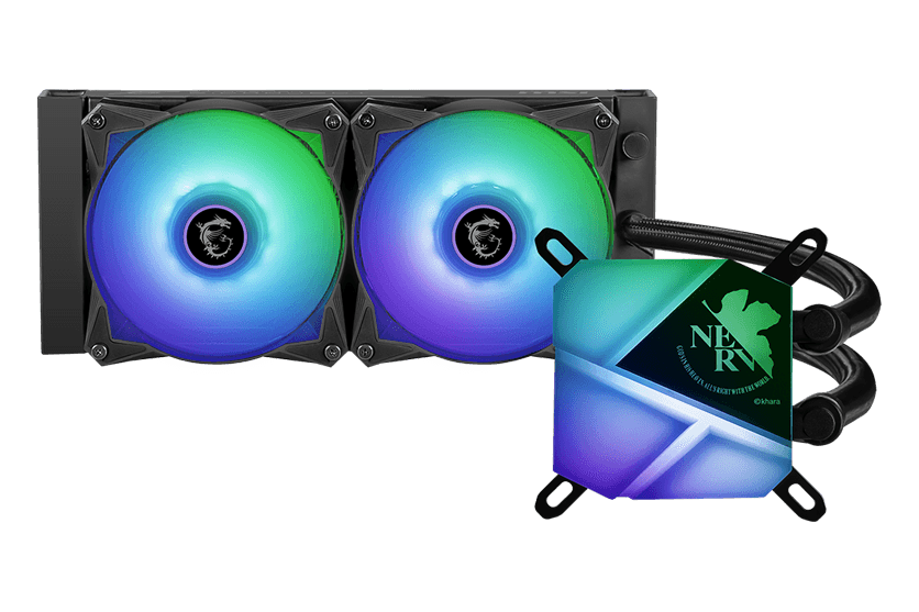 MSI MAG CoreLiquid C240 EVA e PROJECT AIO Liquid Cooler — 1