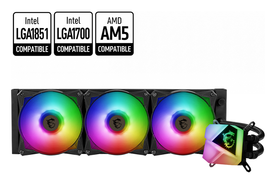 MSI MAG CoreLiquid C360 AIO Liquid Cooler — 1