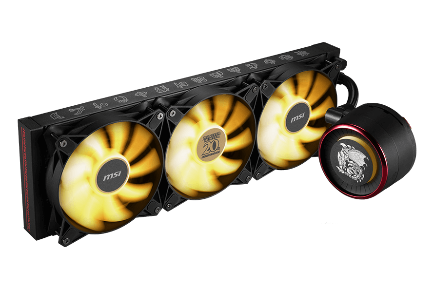 MSI MAG CoreLiquid E360 MONSTER HUNTER EDITION AIO Liquid Cooler — 1