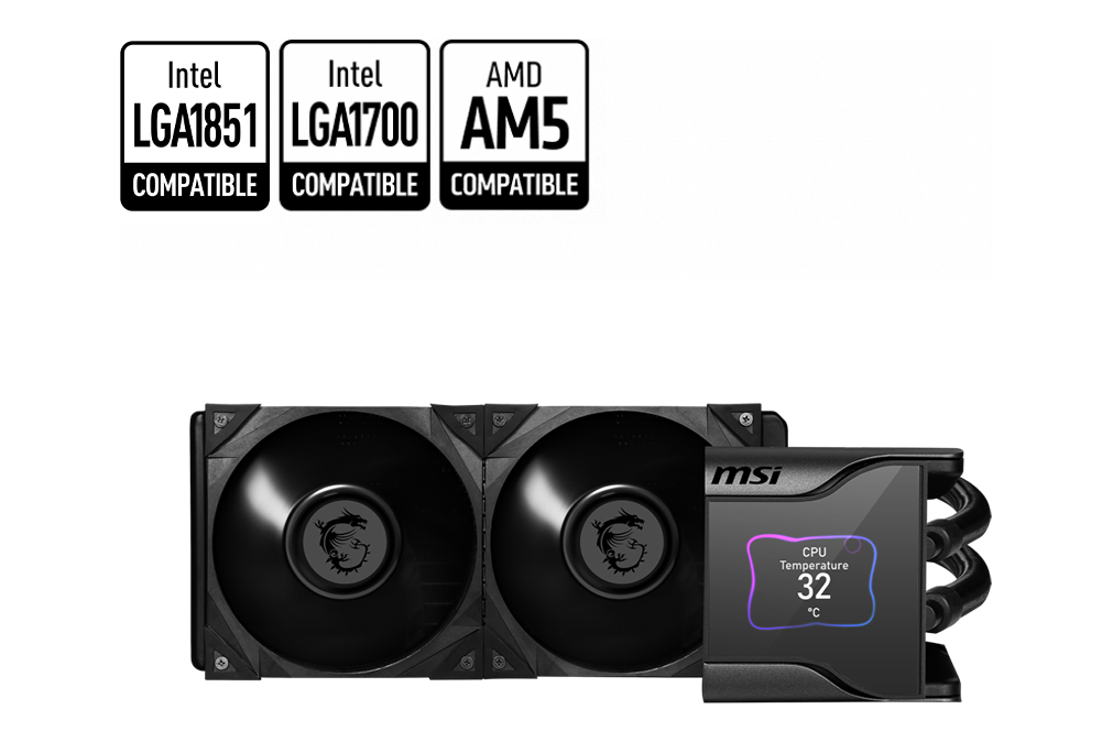 MSI MEG CoreLiquid S280 AIO Liquid Cooler — 1