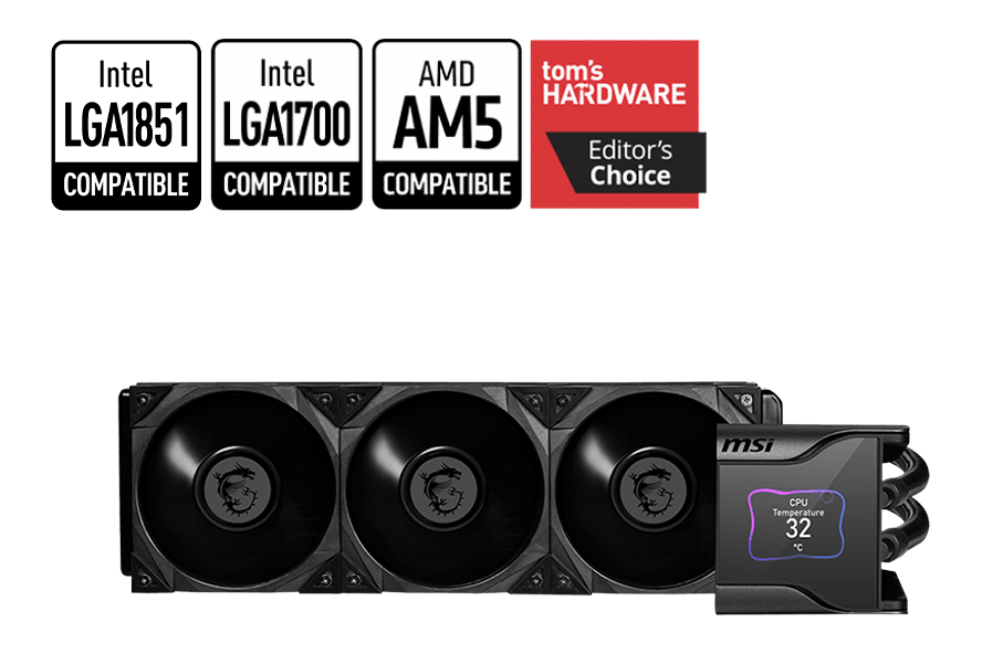 MSI MEG CoreLiquid S360 AIO Liquid Cooler — 1