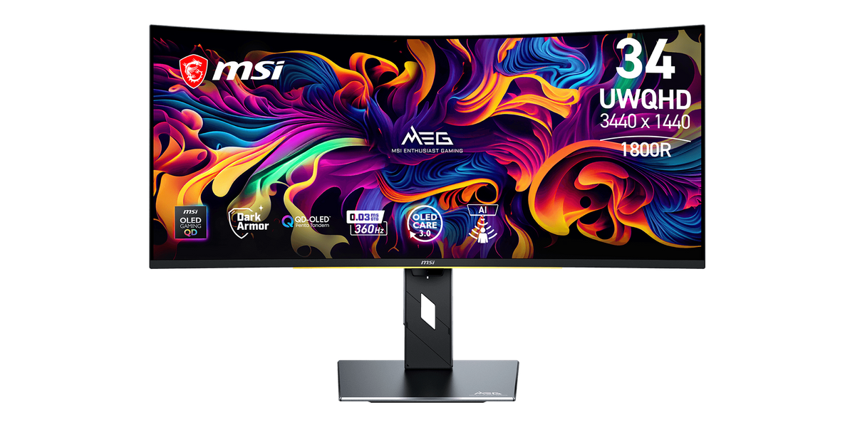 MSI MEG X 34″ UWQHD 360Hz QD-OLED — 1