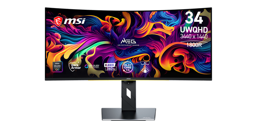 MSI MEG X 34″ UWQHD 360Hz QD-OLED — 1