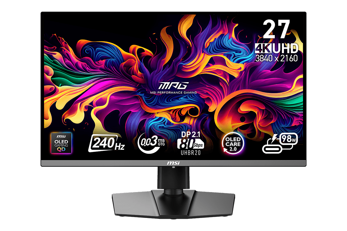 MSI MPG 272URX QD-OLED 27″ 4K 240Hz — 1