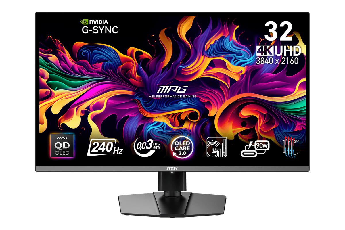 MSI MPG 321URX QD-OLED 32″ 4K 240Hz — 1