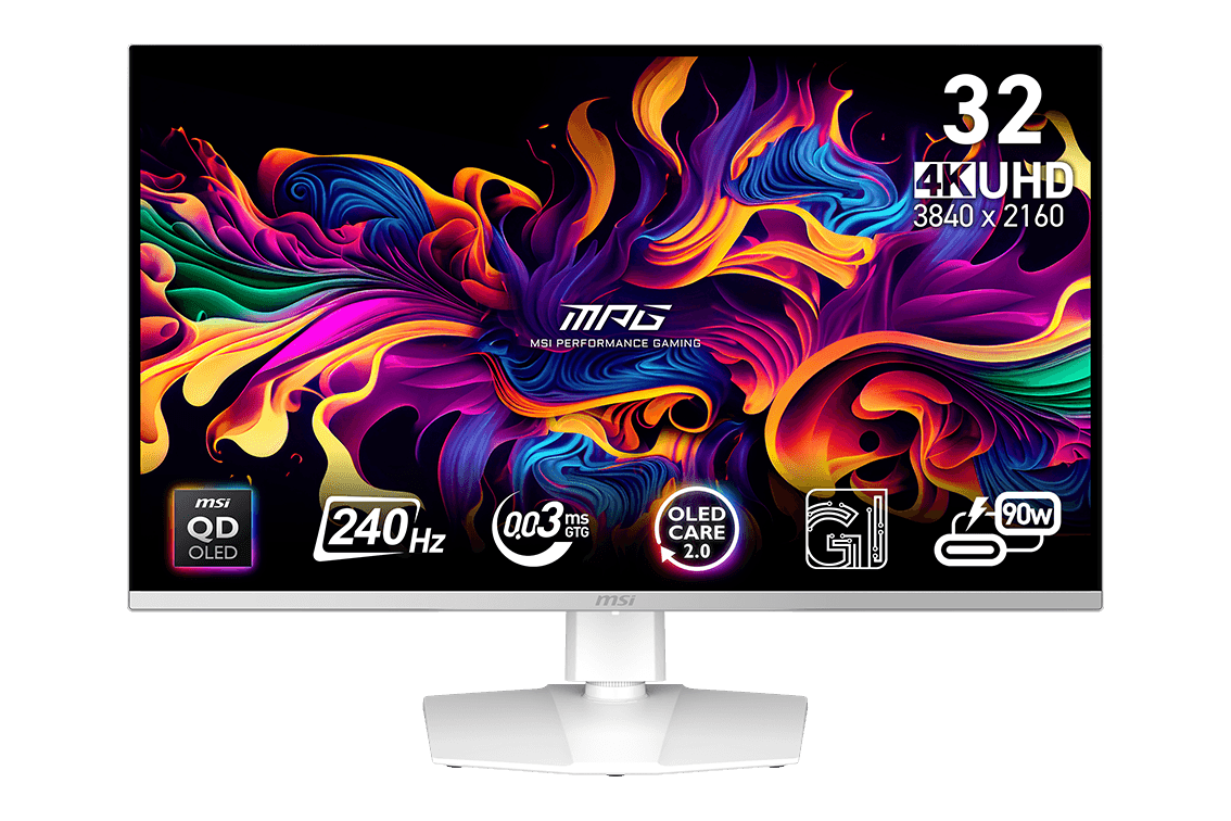 MSI MPG 321URXW QD-OLED 32″ 4K 240Hz — 1