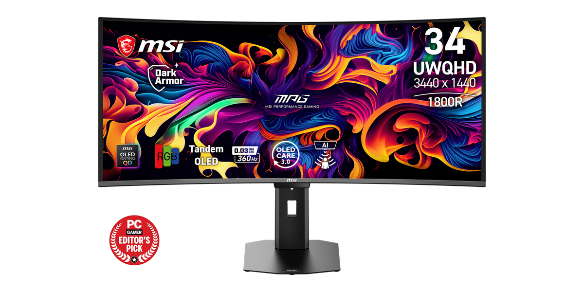 MSI MPG 341CQR QD-OLED X36 34″ UWQHD 360Hz — 1