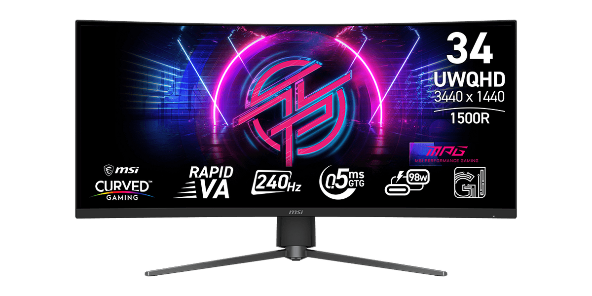 MSI MPG 346CQRF X24 34″ UWQHD 240Hz VA — 1