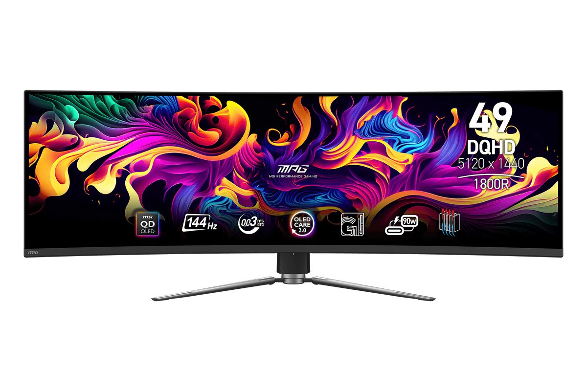 MSI MPG 491CQP QD-OLED 49″ DQHD 144Hz — 1