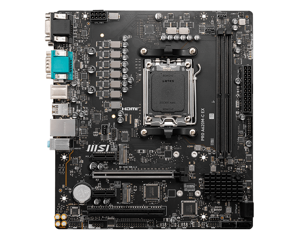 MSI PRO A620M-C EX — 1