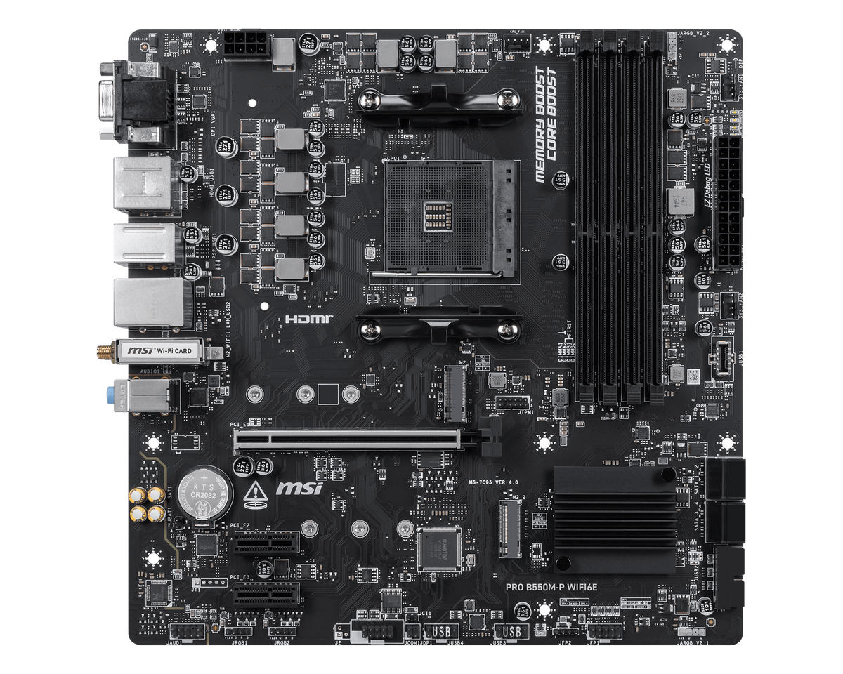 MSI PRO B550M-P WIFI6E — 1