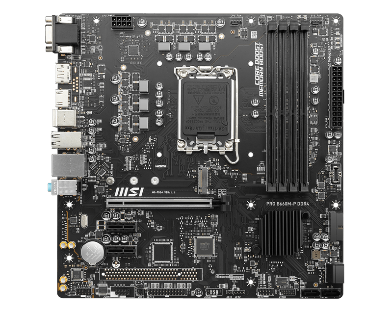 MSI PRO B660M-P DDR4 — 1