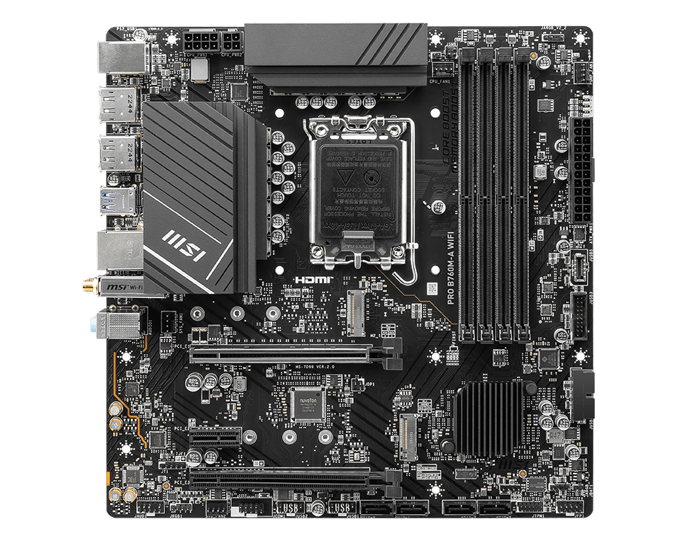 MSI PRO B760M-A WIFI — 1