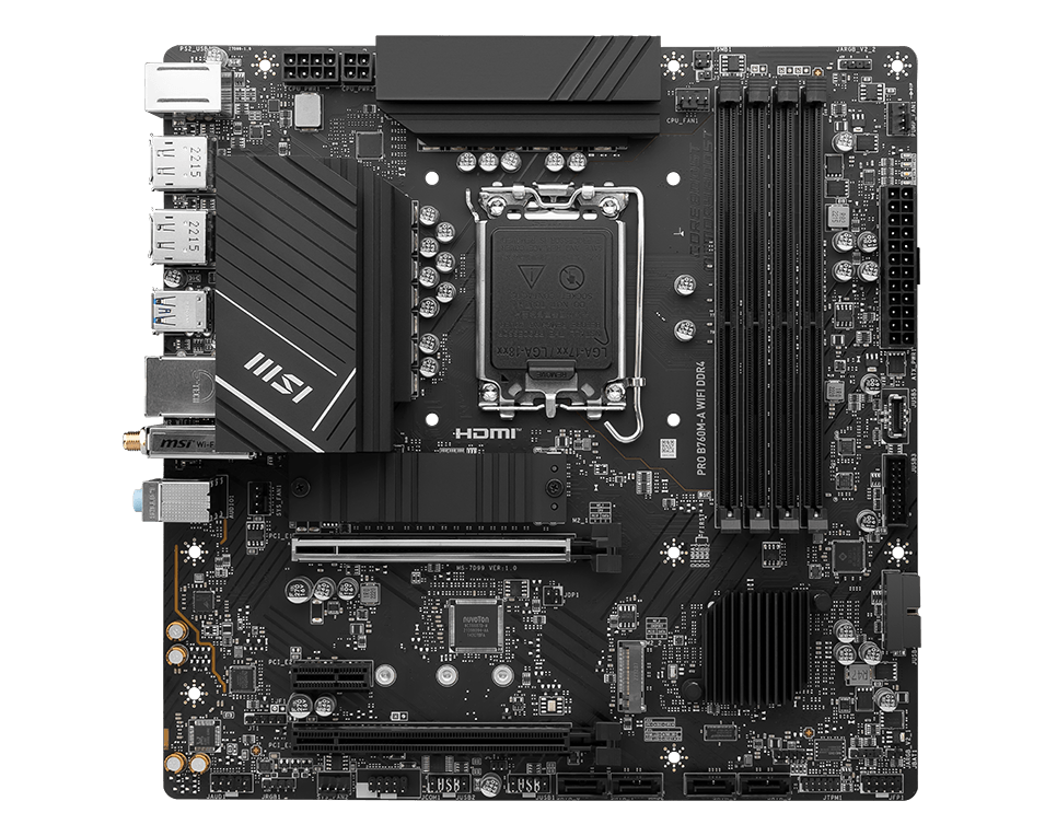 MSI PRO B760M-A WIFI DDR4 — 1
