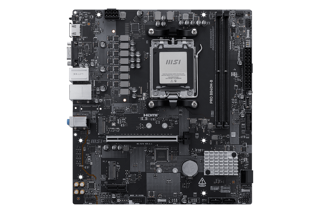 MSI PRO B840M-B — 1