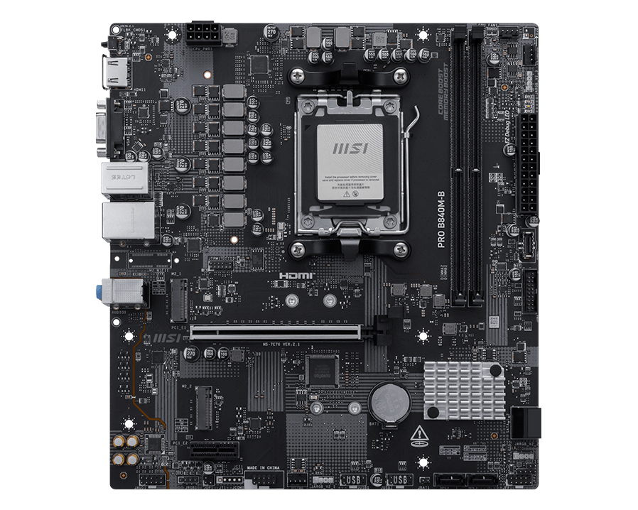 MSI PRO B840M-B — 1