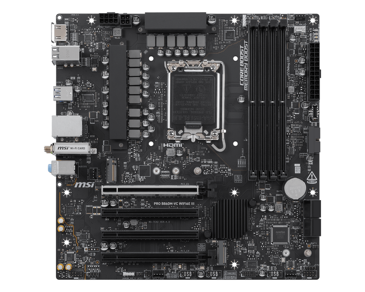 MSI PRO B860M VC WIFI6E III — 1