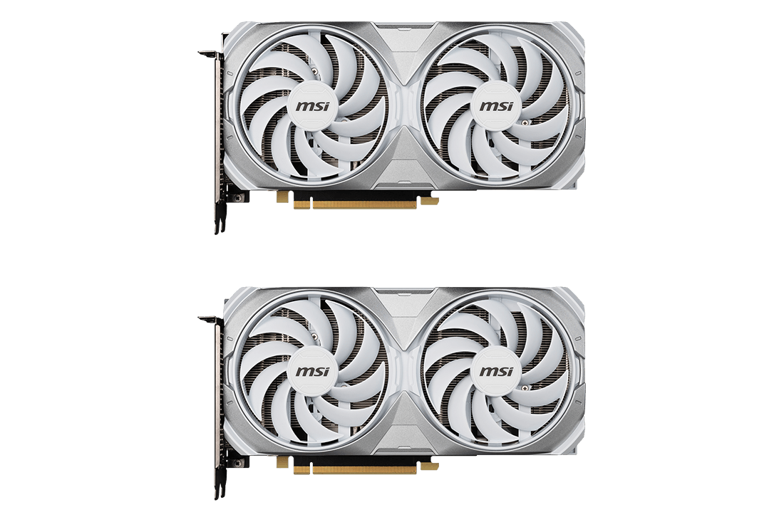 MSI VENTUS 2X RTX 4070 12GB OC WHITE — 1