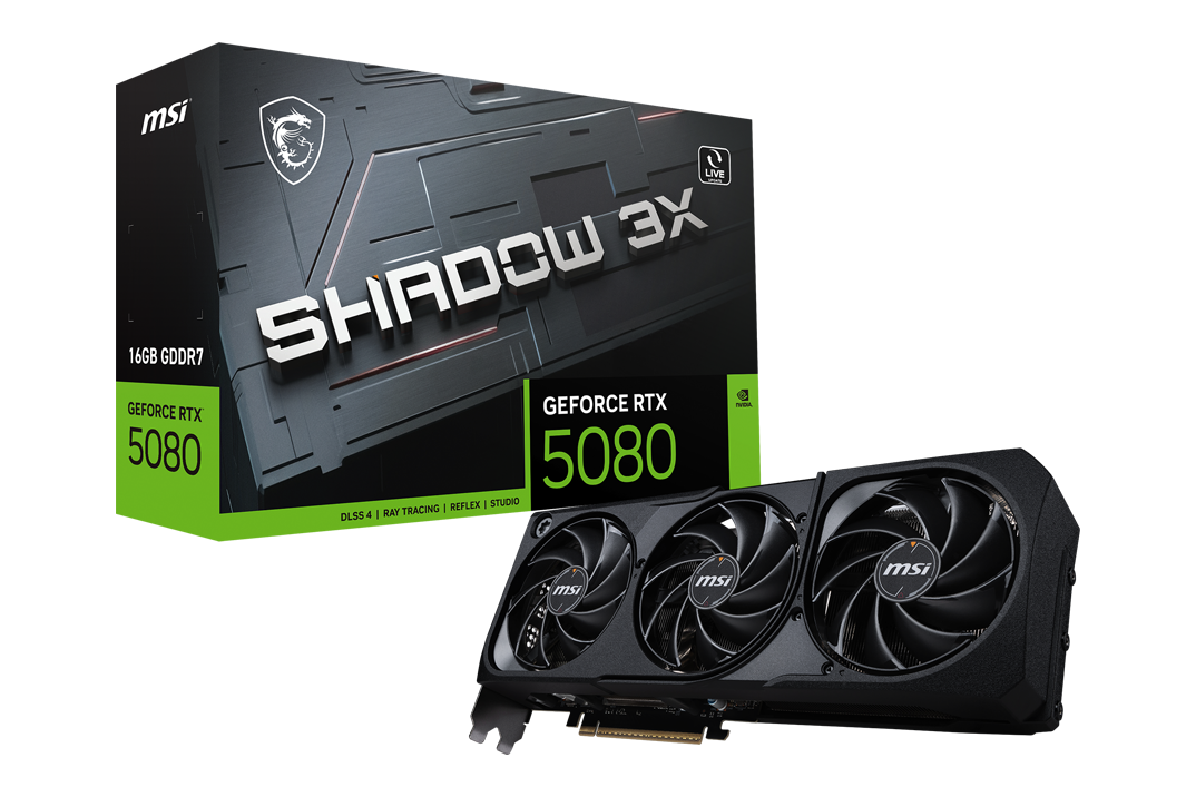 MSI SHADOW 3X RTX 5080 16GB — 1