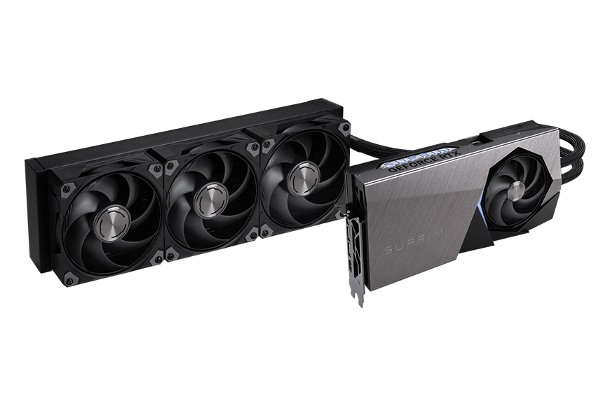 MSI SUPRIM RTX 5080 16GB LIQUID SOC — 1