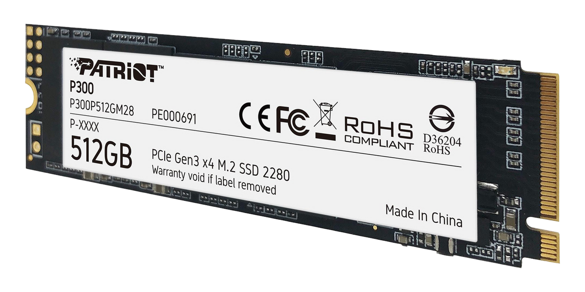 Patriot P300 512GB PCIe 3.0 NVMe — 1