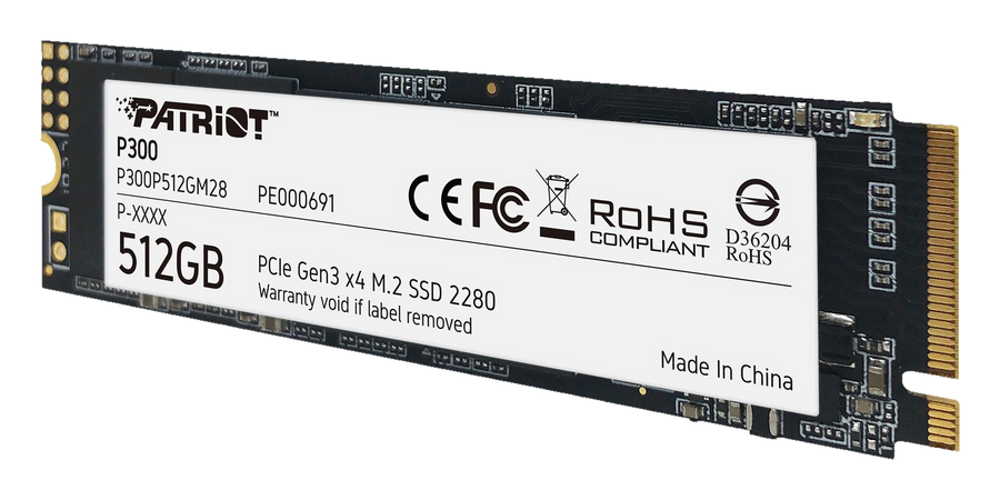 Patriot P300 512GB PCIe 3.0 NVMe