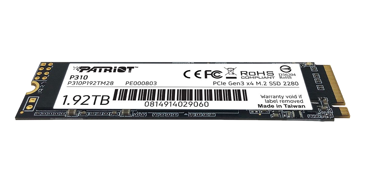Patriot P310 1.92TB PCIe 3.0 NVMe — 1