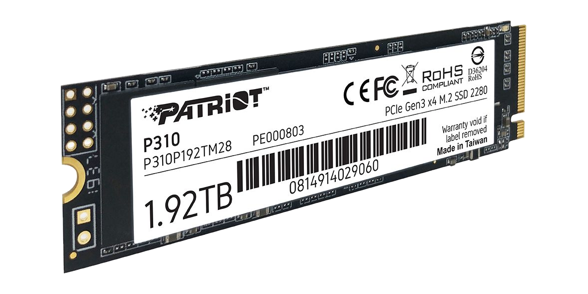Patriot P310 1.92TB PCIe 3.0 NVMe — 2