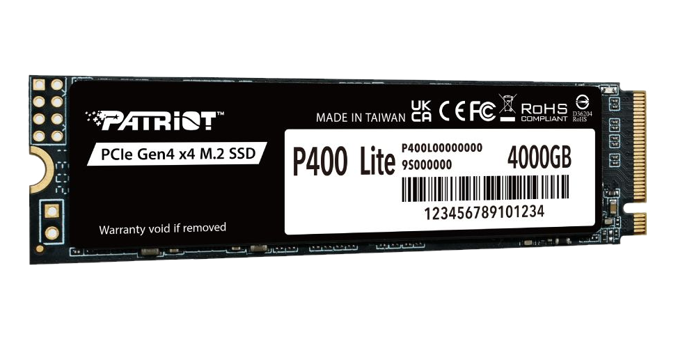 Patriot P400 Lite 4TB PCIe 4.0 NVMe — 1