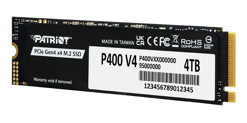 Patriot P400 V4 4TB PCIe 4.0 NVMe — 3