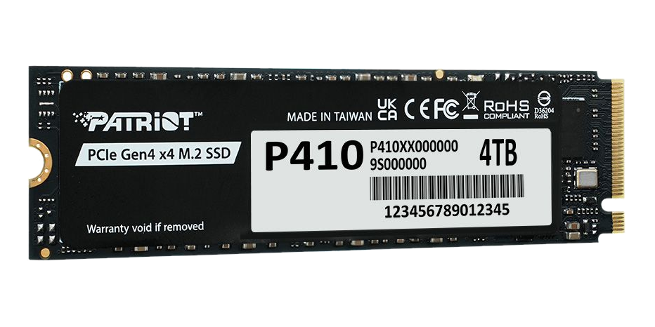 Patriot P410 4TB PCIe 4.0 NVMe — 2