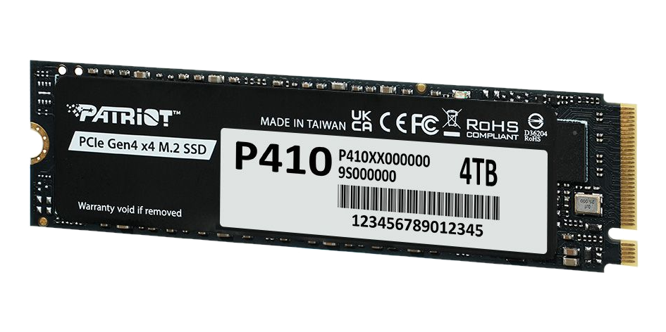 Patriot P410 4TB PCIe 4.0 NVMe — 3