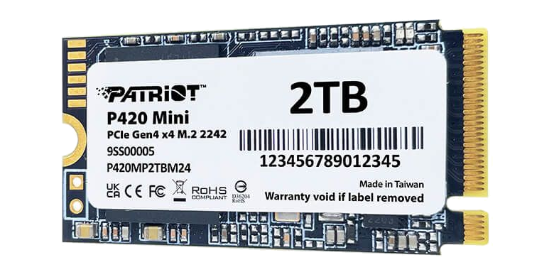 Patriot P420 Mini 1920GB PCIe 4.0 NVMe — 2