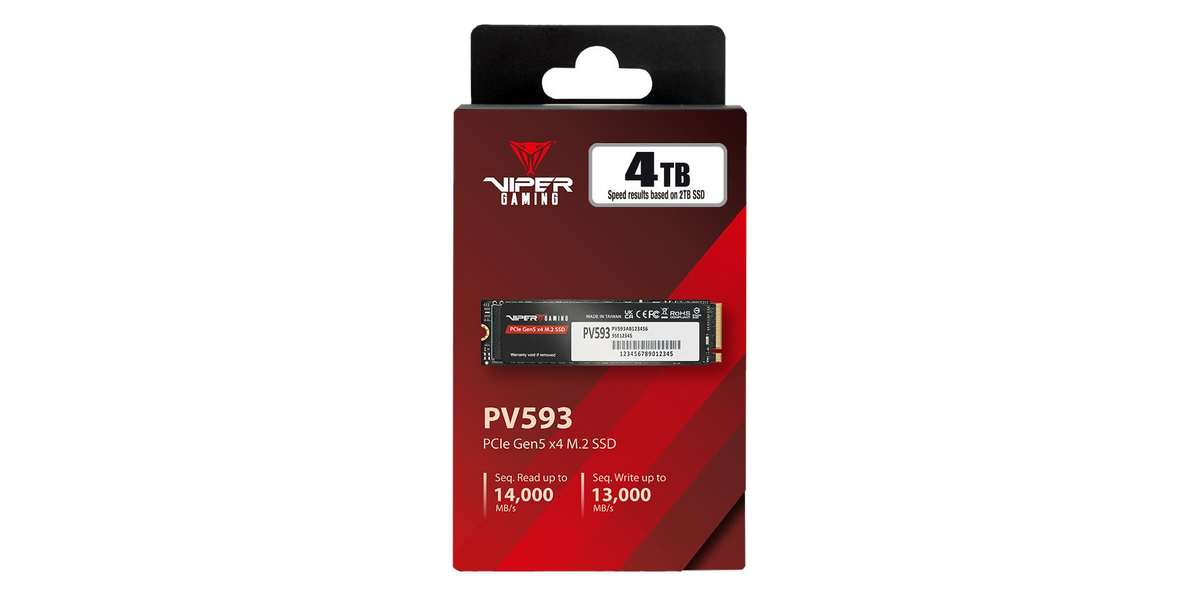 Patriot Viper PV593 4TB PCIe 5.0 NVMe — 4