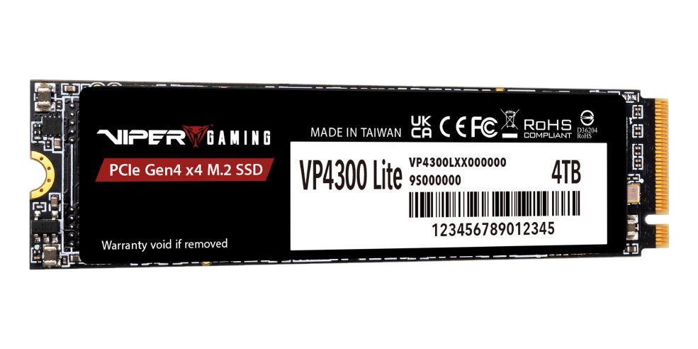 Patriot Viper VP4300 Lite 4TB PCIe 4.0 NVMe — 2