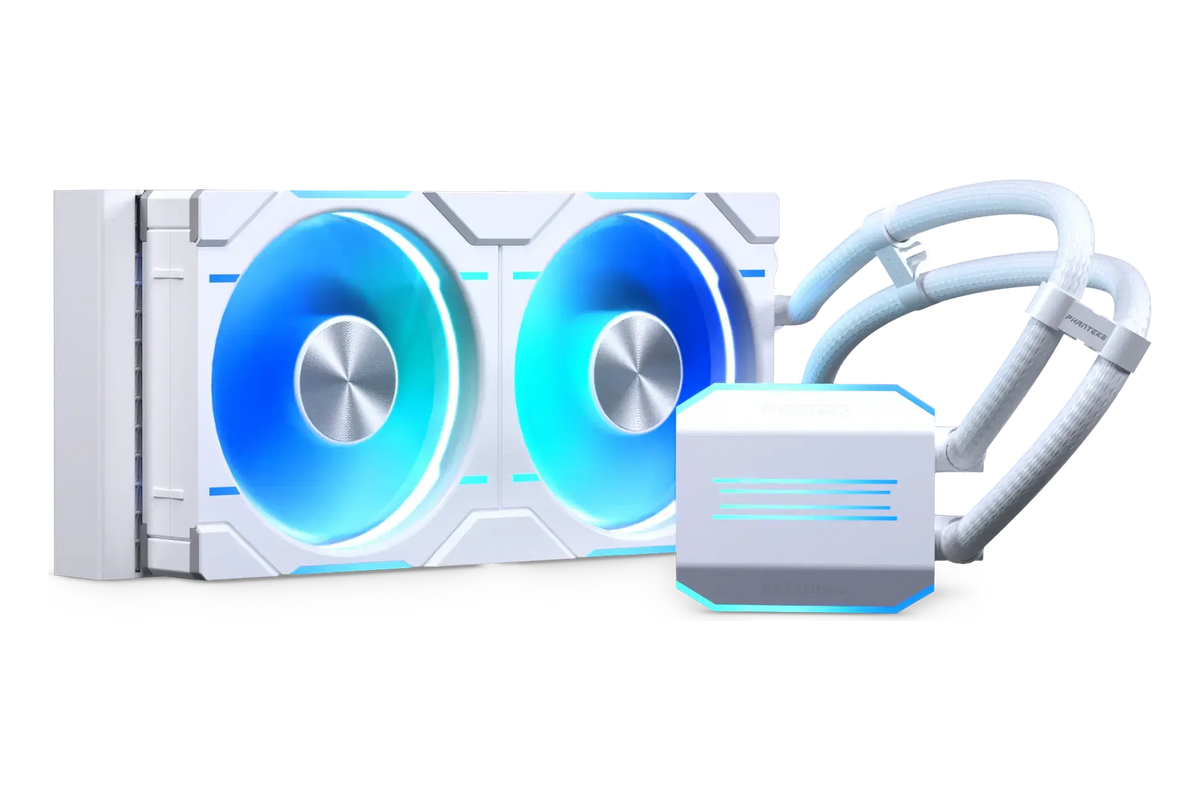 Phanteks Glacier One 240D30 AIO Liquid Cooler White — 1