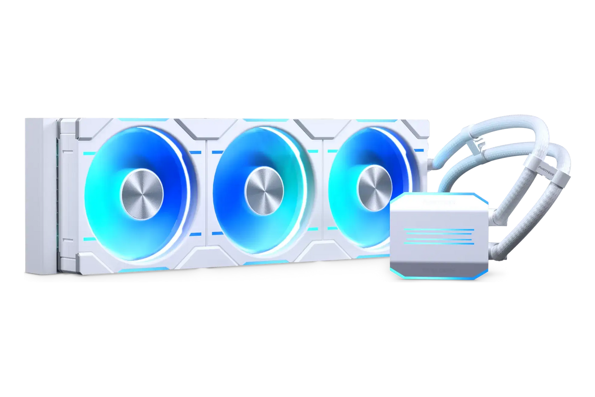 Phanteks Glacier One 360D30 AIO Liquid Cooler White — 1