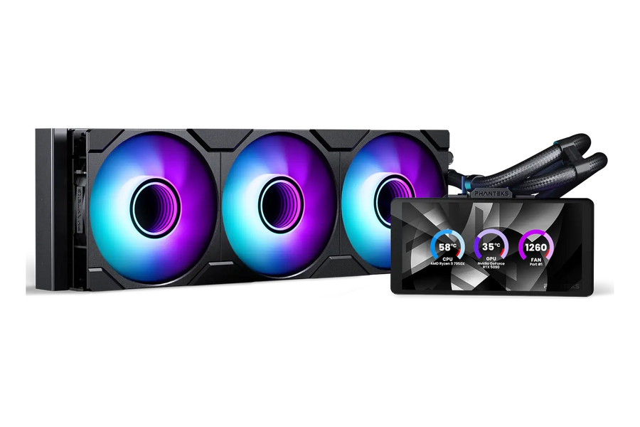 Phanteks Glacier One 360M25 LCD AIO Liquid Cooler — 1