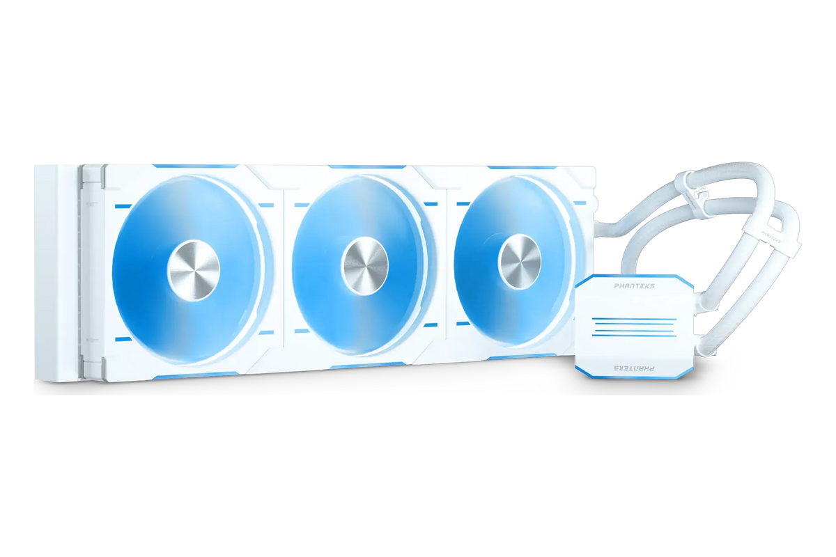 Phanteks Glacier One 420D30 AIO Liquid Cooler White — 1