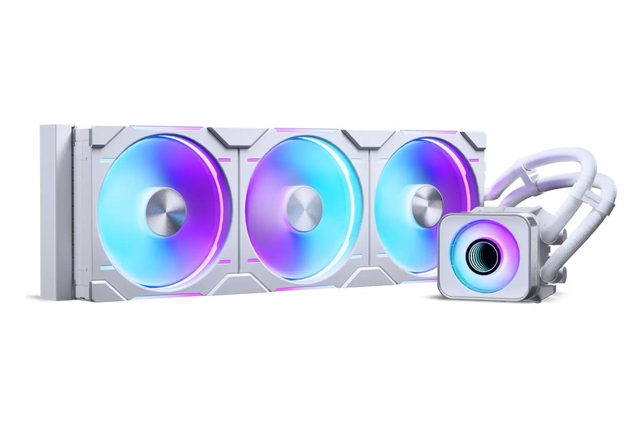 Phanteks Glacier One 420D30 X2 AIO Liquid Cooler White — 1