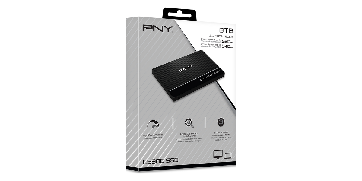 PNY CS900 8TB SATA — 2
